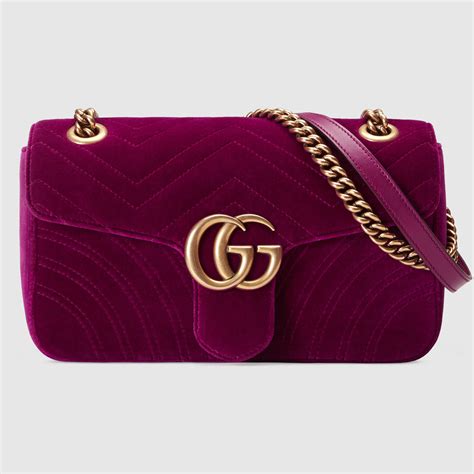 gucci borsa marmont velluto|gucci marmont medium clutch.